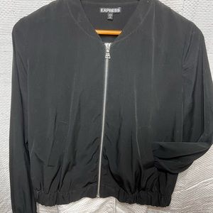Black Express Bomber Jacket